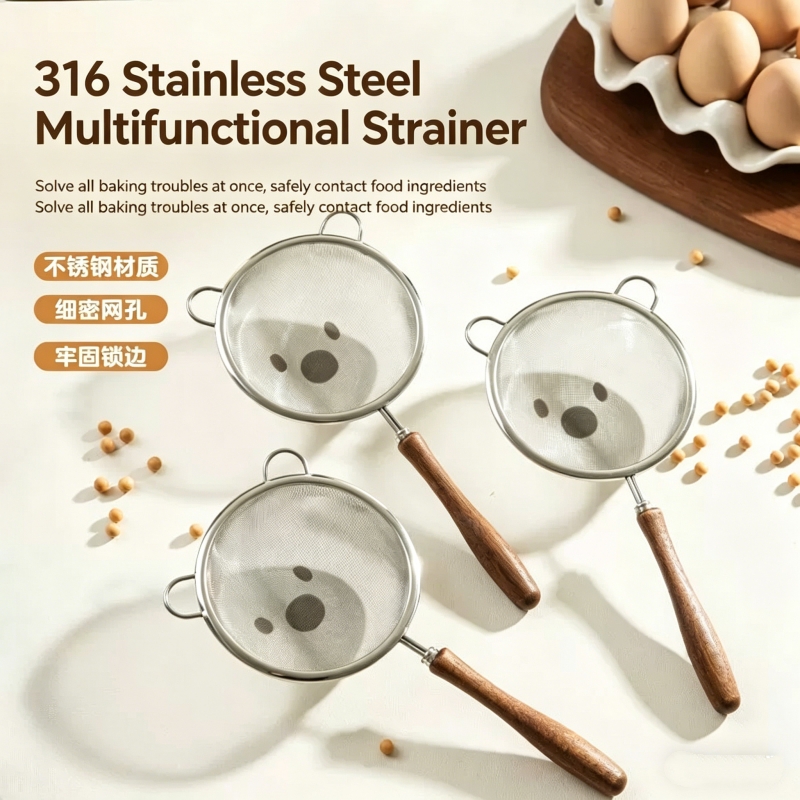 Baby Food Strainer - 미세 필터 스트레이너, 새로운 304 나무