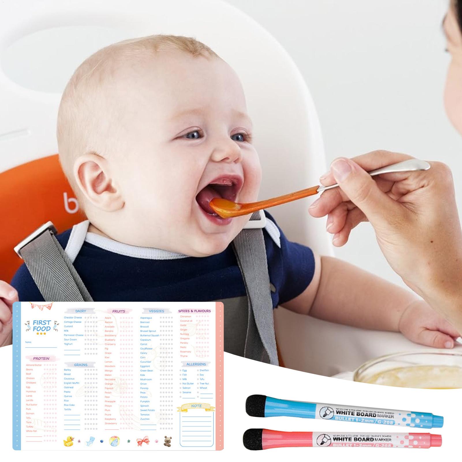 Baby Food Tracker - 자석식 아기 첫 식사 체크리스트 지울