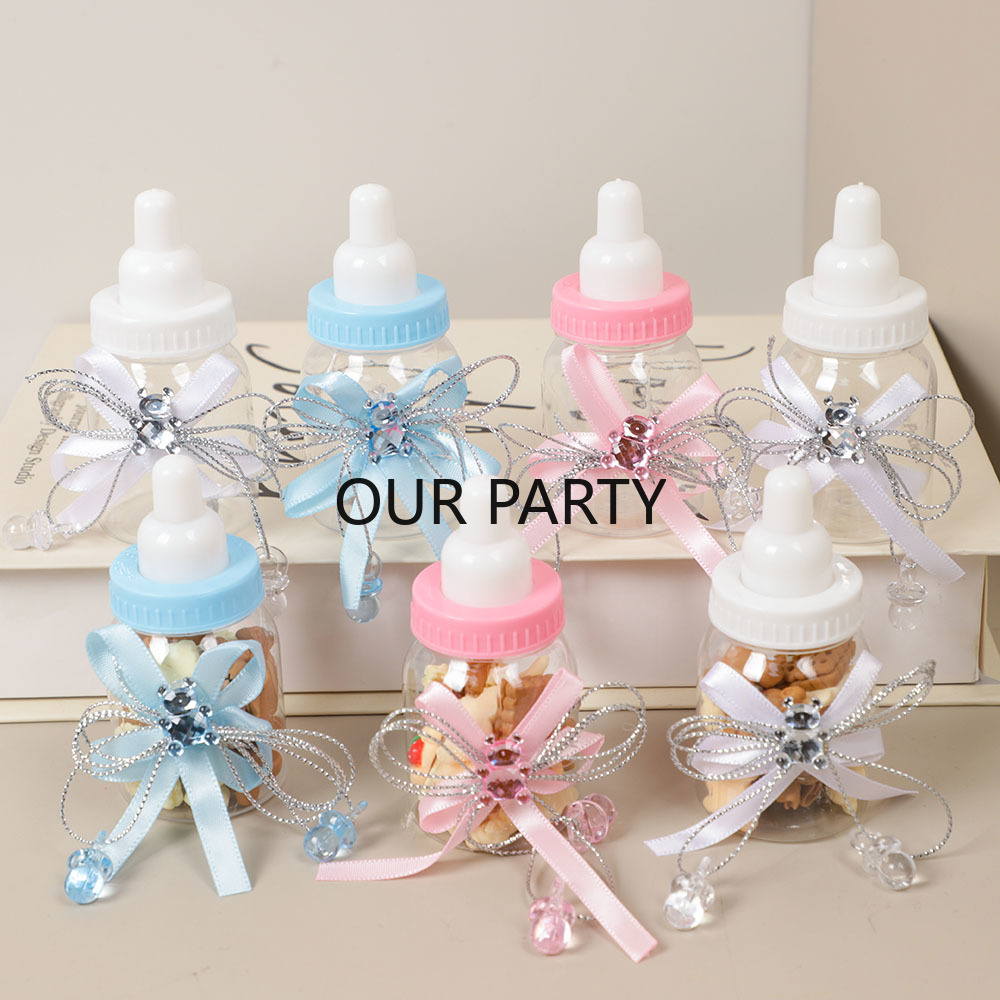 Baby Food Stuff - 활 포함 플라스틱 수유 병 곰