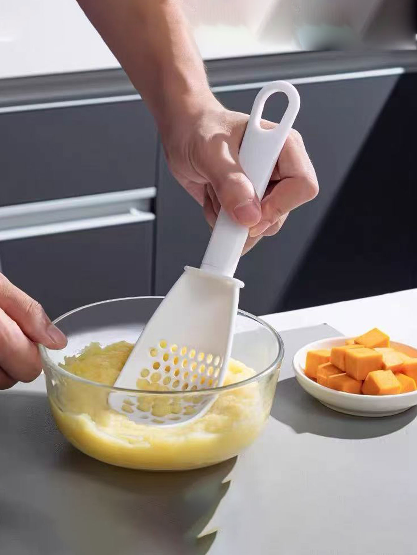 Baby Food Strainer - 다기능 요리용 스푼, 식품 등급 이유식