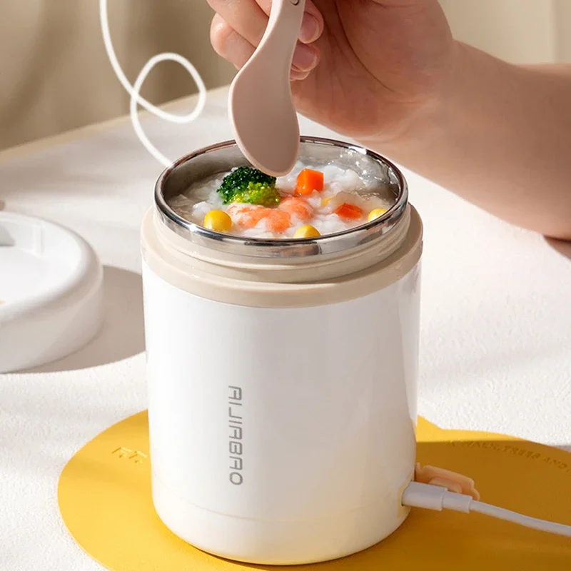 Baby Food Warmer - 600ML 휴대용 USB 전기 난방 도시락