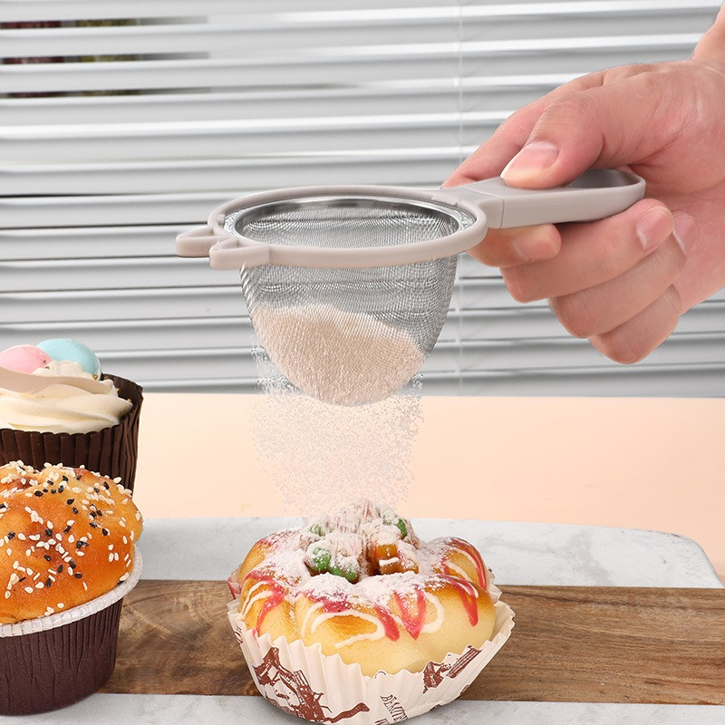 Baby Food Strainer - 304 스테인리스 스틸 고양이 귀 모양
