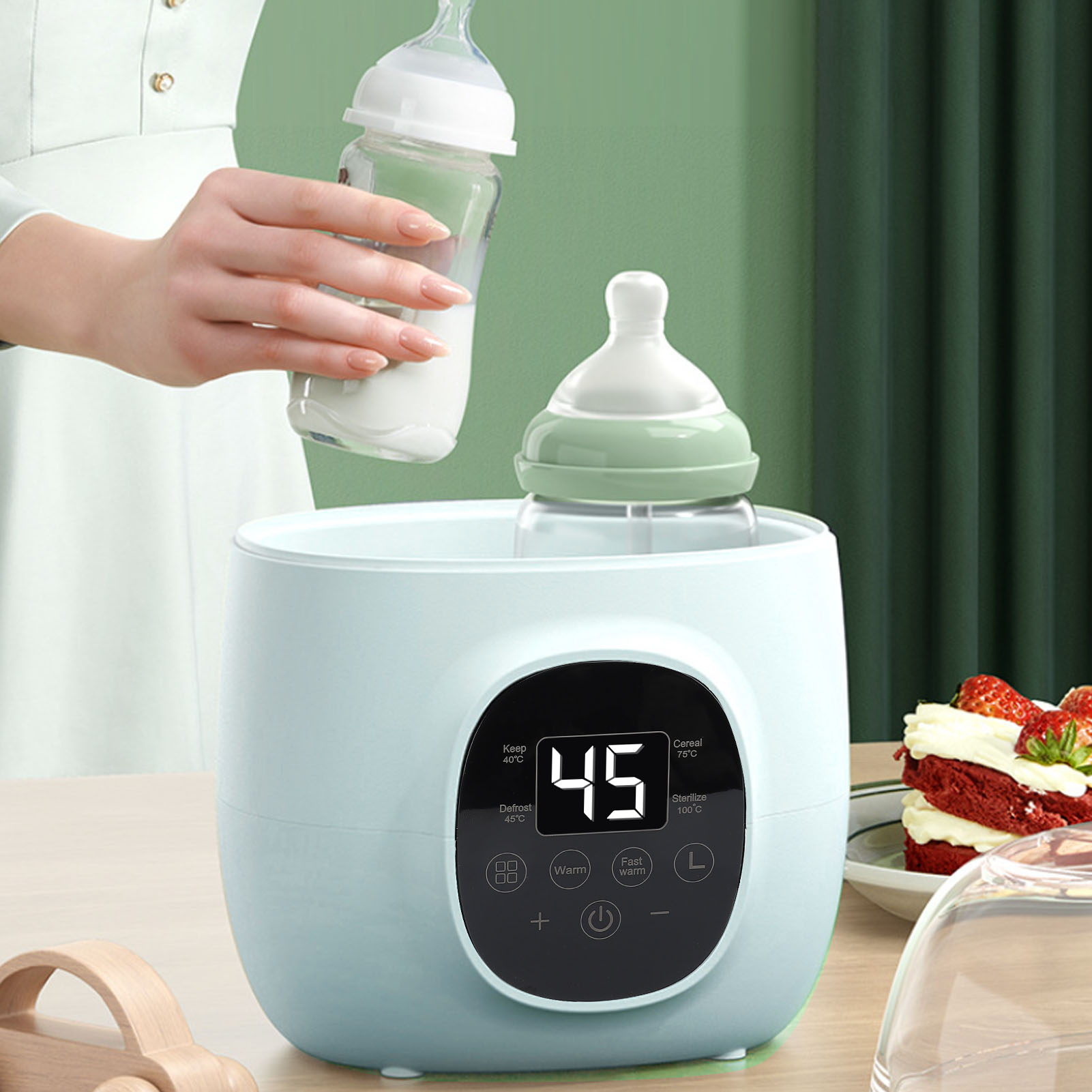 Baby Food Warmer - 200W PP 다기능 고속 가열 이유식/분유