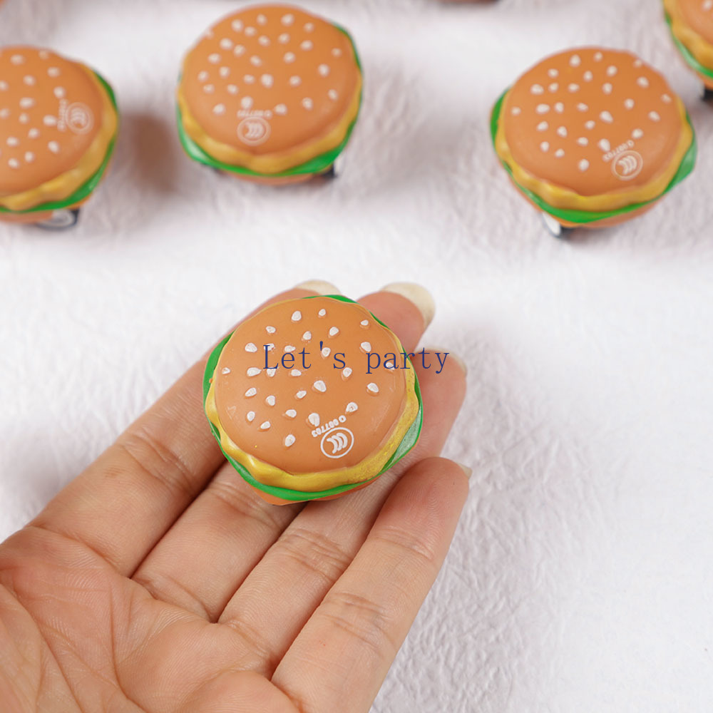 15Pcs 미니 귀여운 3D 버거 당겨 자동차 장난감  - Baby Food Stuff 리뷰 및 가격