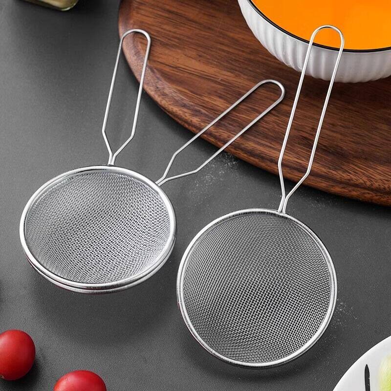 스테인리스 스틸 미세망 스트레이너 스푼, 밀가루, 주스 - Baby Food Strainer 리뷰 및 가격