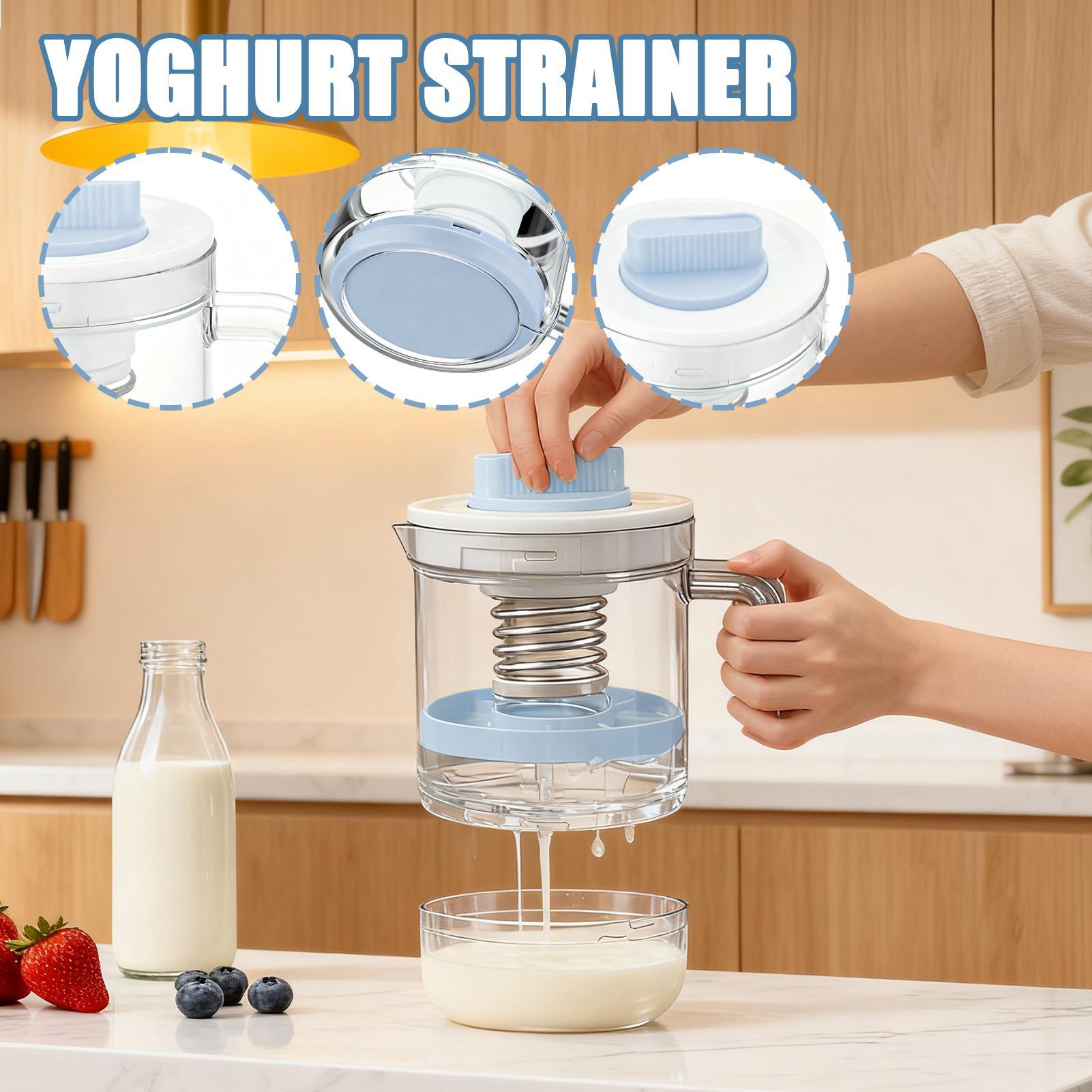 건조 요구르트 여과기 압력 여과 요구르트 여과기 크림  - Baby Food Strainer 리뷰 및 가격