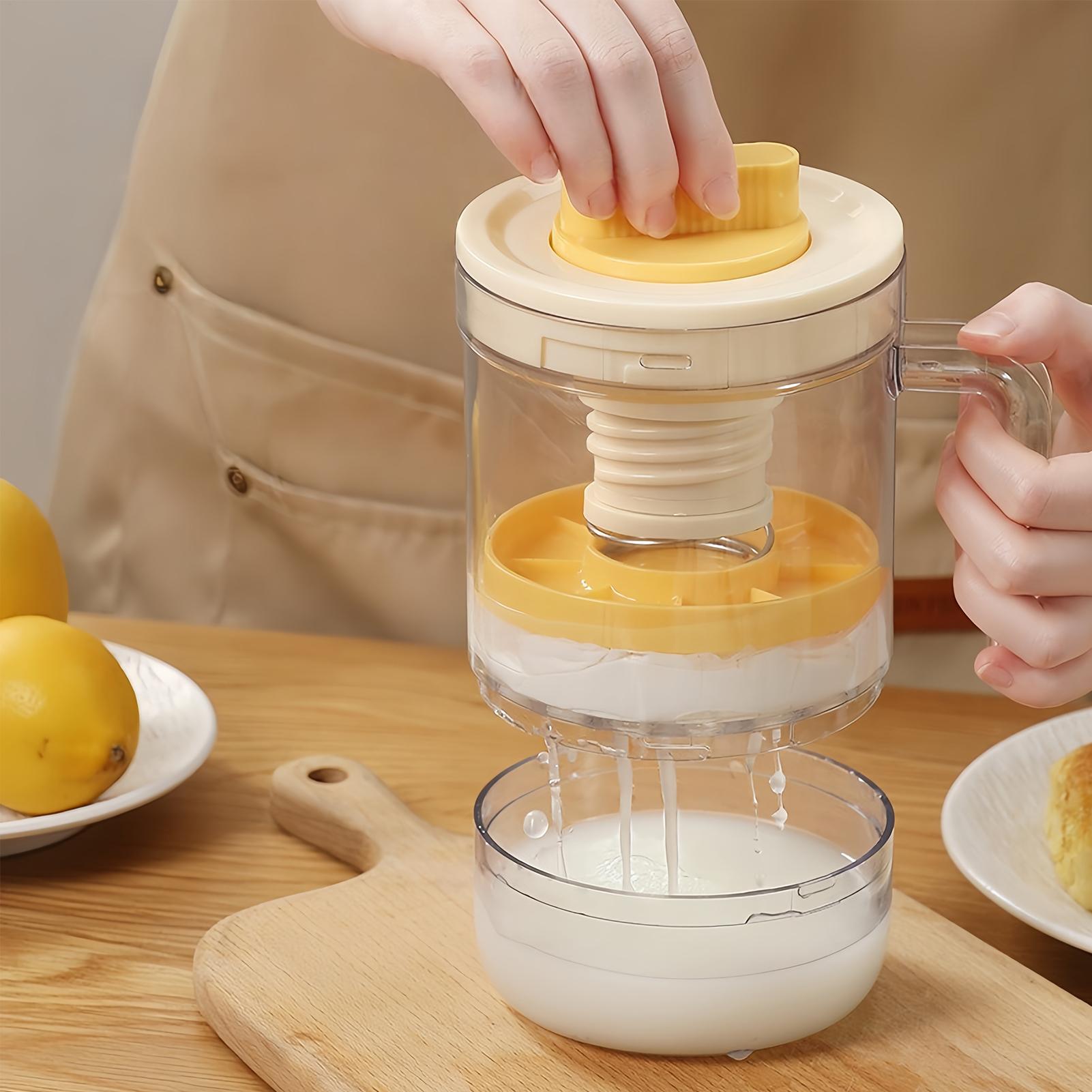 건조 요구르트 여과기 압력 여과 요구르트 여과기 크림  - Baby Food Strainer 리뷰 및 가격
