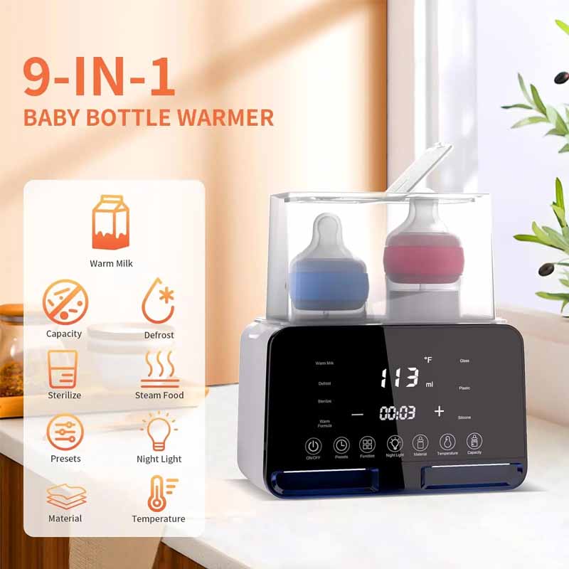 아기 병 따뜻하게 살균기 타이머가있는 다기능 빠른 우유 - Baby Food Warmer 리뷰 및 가격