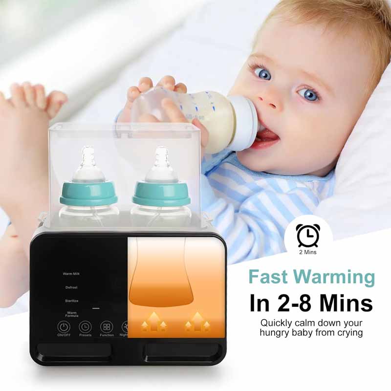 아기 병 따뜻하게 살균기 타이머가있는 다기능 빠른 우유 - Baby Food Warmer 리뷰 및 가격