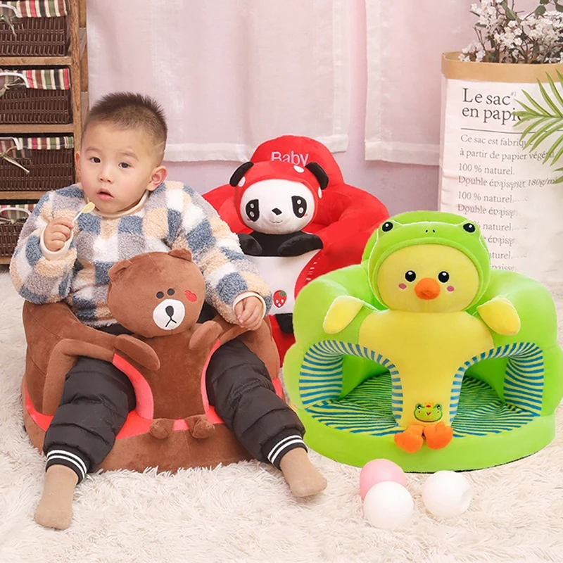 귀여운 아기 소파 지원 시트 커버 플러시 의자 학습 앉 - Baby Food Nestum 리뷰 및 가격