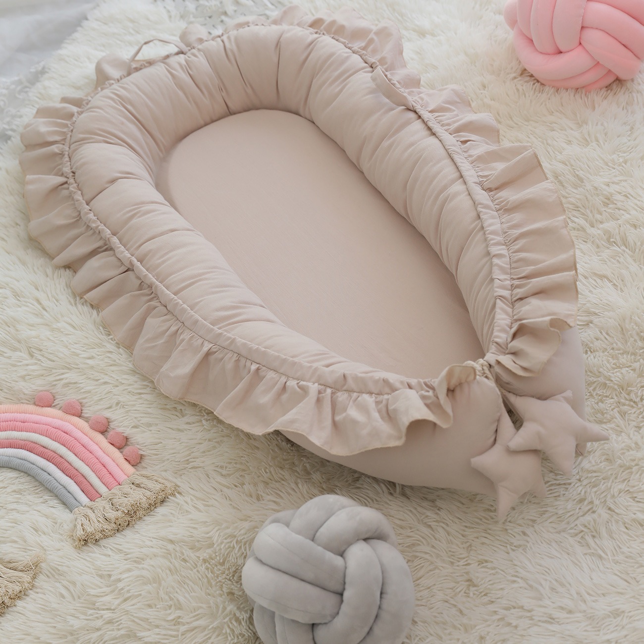공동 수면 신생아용 아기 둥지, 탈착식 수면 둥지 매트 - Baby Food Nestum 리뷰 및 가격