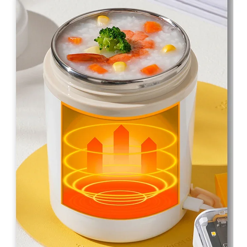 600ML 휴대용 USB 전기 난방 도시락 상자 스테인 - Baby Food Warmer 리뷰 및 가격