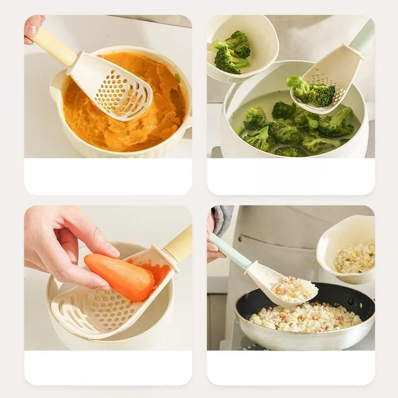 다기능 이유식 으깨기 스푼, 감자 퓨레 프레스, 유아  - Baby Food Strainer 리뷰 및 가격